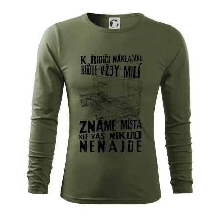 K řidiči náklaďáku buďte vždy milý