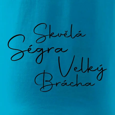 Velký brácha - nápis na zádech