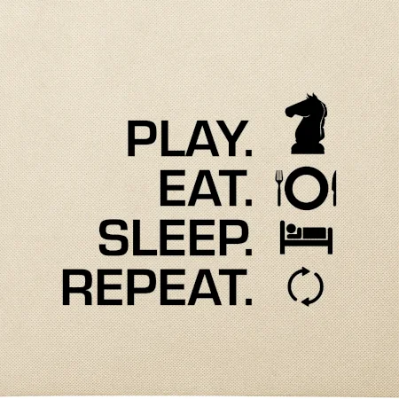 Eat sleep play - šachy