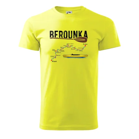 Mapa řeky Berounky