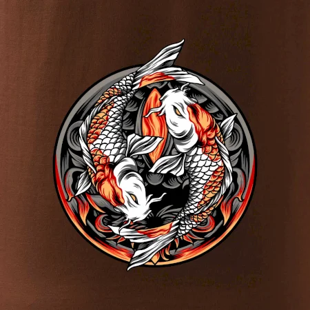 Yin & Yang Koi kapr - oranžový