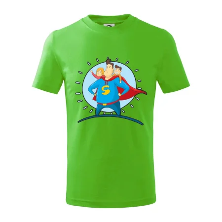 Táta superman - holka a kluk