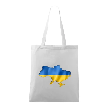 Ukrajina vlajka mapa
