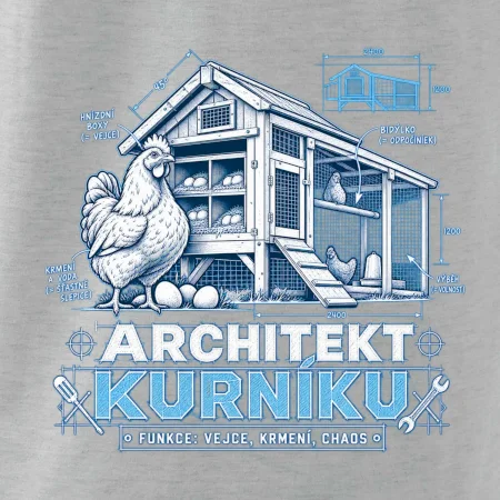 Architekt kurníku technický výkres