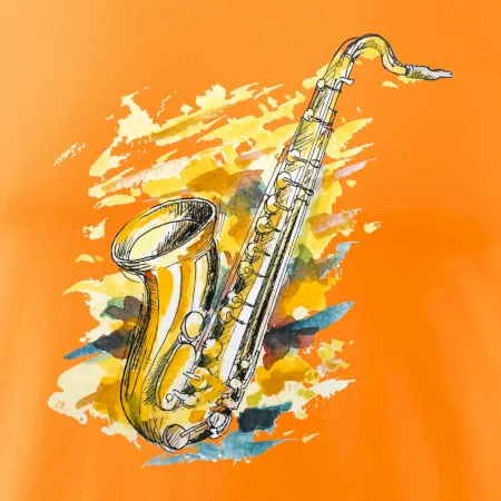 Saxofon malovaný