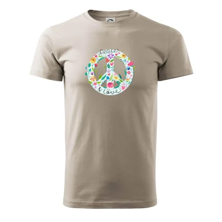Peace and love symbol
