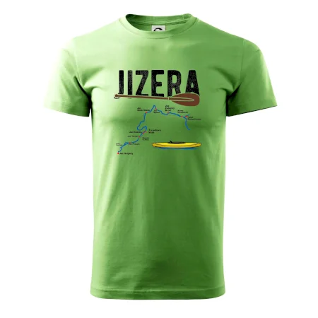 Mapa řeky Jizery