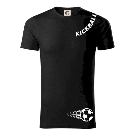 Kickball nápis šikmo