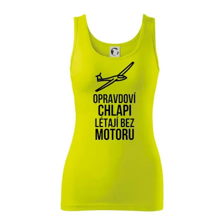Opravdovi chlapi létají bez motoru