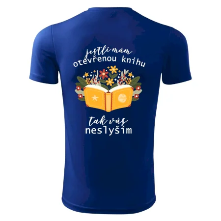Jestli mám otevřenou knihu, tak vás neslyším