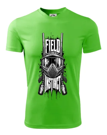 Černobílá maska field instinct paintball