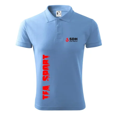 TFA Sport SDH (červený oheň) - Vlastní nápis