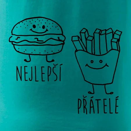 Nejlepší přátelé - Hamburger a hranolky
