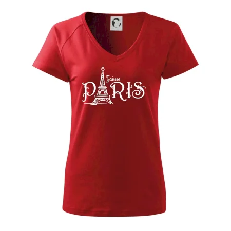 Paris nápis Eiffelovka rovný