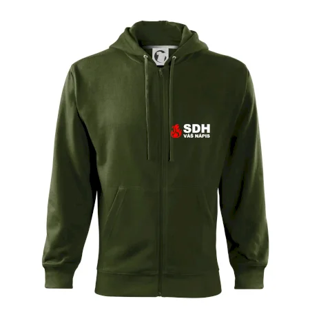 SDH nápis (oheň, název sboru - vlastní nápis)