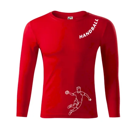 Handball nápis šikmo
