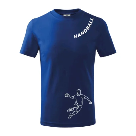 Handball nápis šikmo