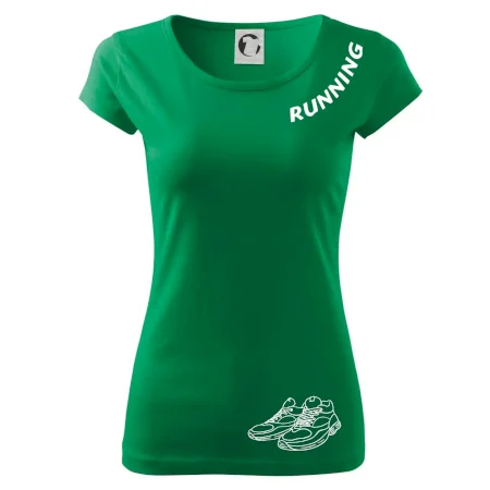 Running nápis šikmo