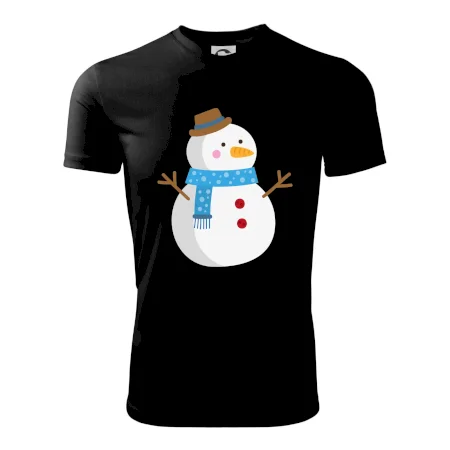 Sněhulák se šálou