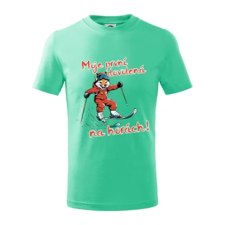Moje první dovolená na horách hnědá  liška