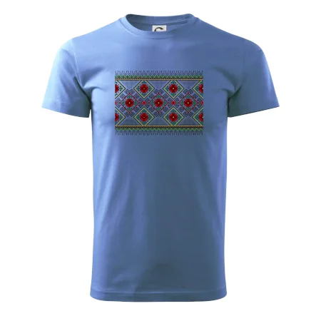 Ukrajinský vzor - Červeno Zelený