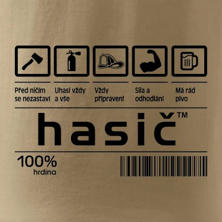 Čárový kód - Hasič