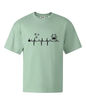 EKG Vánoce Vločky a sob