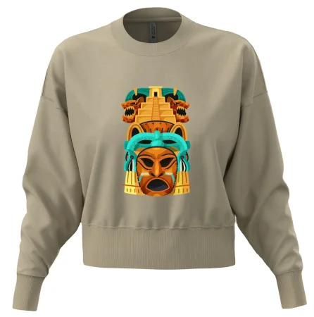 Mayové maska s pyramidou