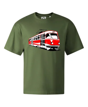 Tramvaj T3R barevná