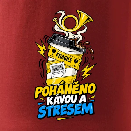 Poháněno kávou a stresem