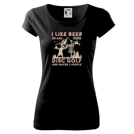 I like beer and disc golf