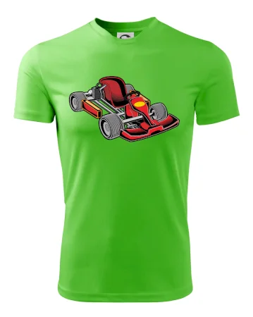 Motokára červená
