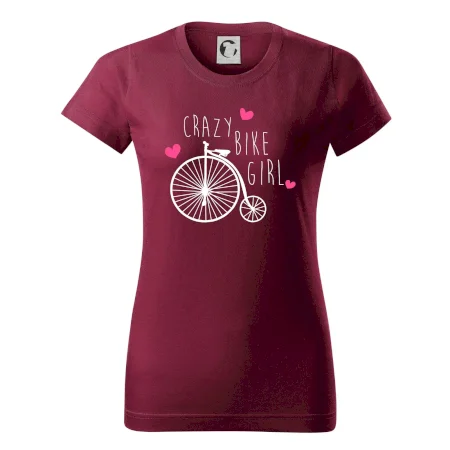 Crazy bike girl