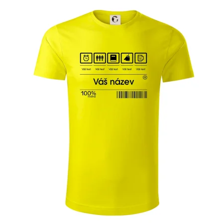 Čárový kód - Vlastní text