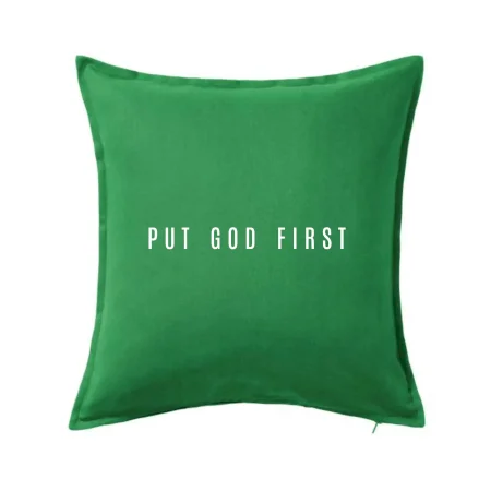 Put God first slabý nápis