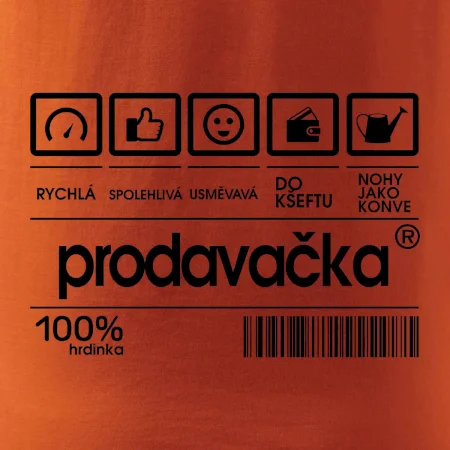 Čárový kód - Prodavačka