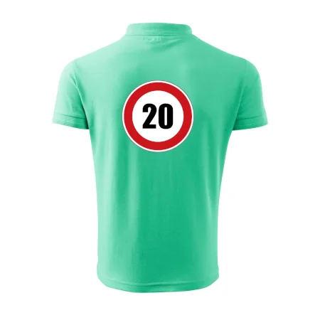 Dopravní značka - omezení rychlosti 20