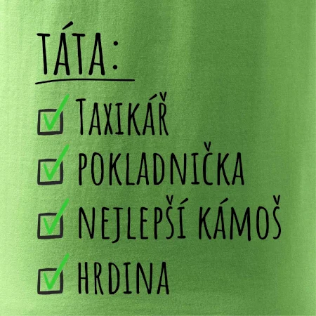 Táta - check list