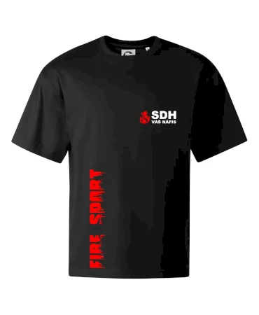 SDH nápis (oheň, firesport, název sboru - vlastní nápis)