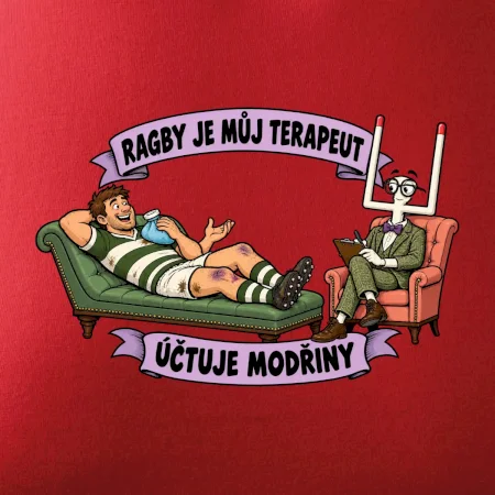 Ragby je můj terapeut, účtuje modřiny