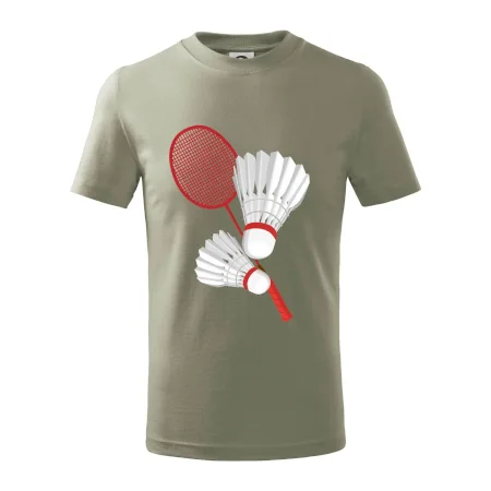 Badminton - pálka a košík
