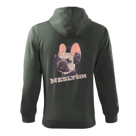 Francouzský buldoček neslyším