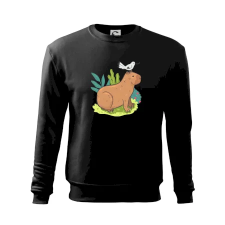 Kapybara a ptáček