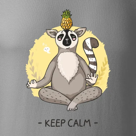 Yoga - keep calm kreslený