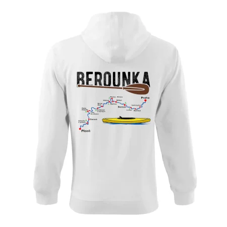 Mapa řeky Berounky