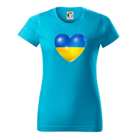 Ukrajina srdce vlajka