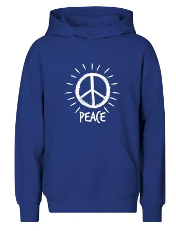 Peace symbol černobílý