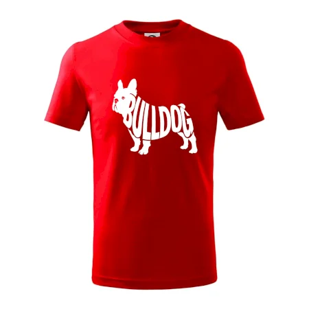 Bulldog  nápis v těle