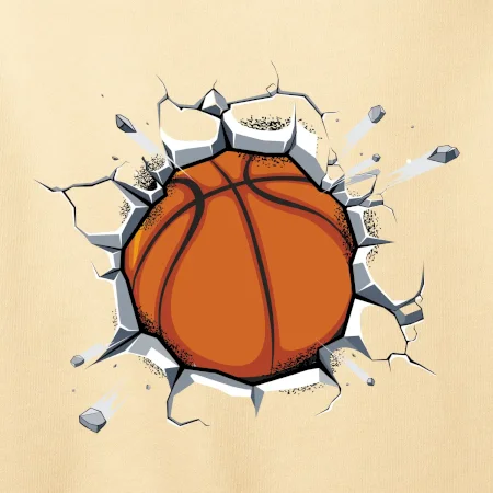 Basketbal míč v triku
