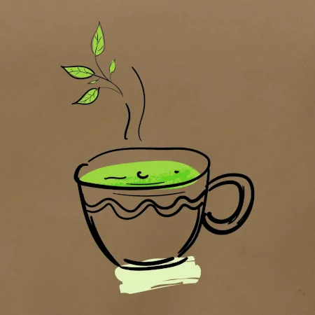 Hot matcha